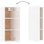 vidaXL Set Mobile TV 10 pz Bianco Lucido in Truciolato vidaXL Set Mobile TV 10 pz Bianco Lucido in Truciolato
