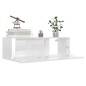 vidaXL Set Mobile TV 4 pz Bianco Lucido in Truciolato vidaXL Set Mobile TV 4 pz Bianco Lucido in Truciolato