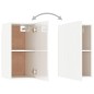 vidaXL Set Mobile TV 8 pz Bianco Lucido in Truciolato vidaXL Set Mobile TV 8 pz Bianco Lucido in Truciolato