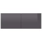 vidaXL Mobili TV 4 pz Grigio Lucido 80x30x30 cm in Truciolato vidaXL Mobili TV 4 pz Grigio Lucido 80x30x30 cm in Truciolato