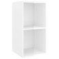 vidaXL Set Mobile TV 3 pz Bianco Lucido in Truciolato vidaXL Set Mobile TV 3 pz Bianco Lucido in Truciolato