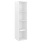 vidaXL Set Mobile TV 3 pz Bianco in Truciolato vidaXL Set Mobile TV 3 pz Bianco in Truciolato