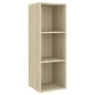 vidaXL Mobile TV a Parete 2 pz Rovere Sonoma in Truciolato vidaXL Mobile TV a Parete 2 pz Rovere Sonoma in Truciolato