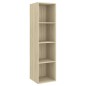 vidaXL Mobile TV a Parete 2 pz Rovere Sonoma in Truciolato vidaXL Mobile TV a Parete 2 pz Rovere Sonoma in Truciolato