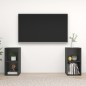 vidaXL Mobili TV 2 pz Grigio 72x35x36,5 cm in Truciolato vidaXL Mobili TV 2 pz Grigio 72x35x36,5 cm in Truciolato