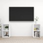 vidaXL Mobili Porta TV 2 pz Bianco Lucido 72x35x36,5 cm in Truciolato vidaXL Mobili Porta TV 2 pz Bianco Lucido 72x35x36,5 cm in Truciolato
