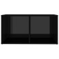 vidaXL Mobili Porta TV 2 pz Nero Lucido 72x35x36,5 cm in Truciolato vidaXL Mobili Porta TV 2 pz Nero Lucido 72x35x36,5 cm in Truciolato