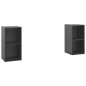 vidaXL Mobili Porta TV 2 pz Grigio Lucido 72x35x36,5 cm in Truciolato vidaXL Mobili Porta TV 2 pz Grigio Lucido 72x35x36,5 cm in Truciolato