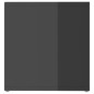 vidaXL Mobili Porta TV 2 pz Grigio Lucido 72x35x36,5 cm in Truciolato vidaXL Mobili Porta TV 2 pz Grigio Lucido 72x35x36,5 cm in Truciolato