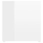 vidaXL Mobili Porta TV 2 pz Bianco Lucido 107x35x37 cm in Truciolato vidaXL Mobili Porta TV 2 pz Bianco Lucido 107x35x37 cm in Truciolato