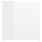 vidaXL Mobili Porta TV 2 pz Bianco Lucido 107x35x37 cm in Truciolato vidaXL Mobili Porta TV 2 pz Bianco Lucido 107x35x37 cm in Truciolato