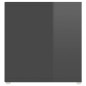 vidaXL Mobili Porta TV 3 pz Grigio Lucido 107x35x37 cm in Truciolato vidaXL Mobili Porta TV 3 pz Grigio Lucido 107x35x37 cm in Truciolato