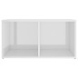vidaXL Mobili Porta TV 4 pz Bianco Lucido 72x35x36,5 cm in Truciolato vidaXL Mobili Porta TV 4 pz Bianco Lucido 72x35x36,5 cm in Truciolato