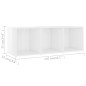 vidaXL Mobili Porta TV 4 pz Bianco Lucido 107x35x37 cm in Truciolato vidaXL Mobili Porta TV 4 pz Bianco Lucido 107x35x37 cm in Truciolato