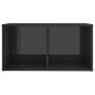 vidaXL Set Mobili TV 6 pz Grigio Lucido in Truciolato vidaXL Set Mobili TV 6 pz Grigio Lucido in Truciolato