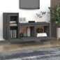 vidaXL Mobili Porta TV 2 pz Grigi in Legno Massello di Pino vidaXL Mobili Porta TV 2 pz Grigi in Legno Massello di Pino