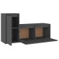 vidaXL Mobili Porta TV 2 pz Grigi in Legno Massello di Pino vidaXL Mobili Porta TV 2 pz Grigi in Legno Massello di Pino
