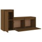 vidaXL Mobili Porta TV 2 pz Marrone Miele in Legno Massello di Pino vidaXL Mobili Porta TV 2 pz Marrone Miele in Legno Massello di Pino