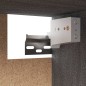 vidaXL Mobili Porta TV 3 pz Grigi in Legno Massello di Pino