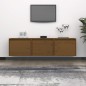 vidaXL Mobili Porta TV 3 pz Miele in Legno Massello di Pino vidaXL Mobili Porta TV 3 pz Miele in Legno Massello di Pino