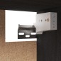 vidaXL Mobili Porta TV 3 pz Neri in Legno Massello di Pino vidaXL Mobili Porta TV 3 pz Neri in Legno Massello di Pino