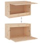 vidaXL Mobili Porta TV 4 pz in Legno Massello di Pino vidaXL Mobili Porta TV 4 pz in Legno Massello di Pino
