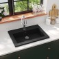 Lavandino in Granito 600x450x120 mm Nero Lavandino in Granito 600x450x120 mm Nero