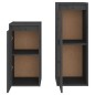 vidaXL Mobili Porta TV 2 pz Grigi in Legno Massello di Pino