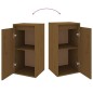 vidaXL Mobili Porta TV 2 pz Miele in Legno Massello di Pino vidaXL Mobili Porta TV 2 pz Miele in Legno Massello di Pino