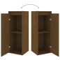 vidaXL Mobili Porta TV 2 pz Miele in Legno Massello di Pino vidaXL Mobili Porta TV 2 pz Miele in Legno Massello di Pino