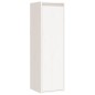 vidaXL Mobili Porta TV 3 pz Bianco in Legno Massello di Pino