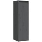 vidaXL Mobili Porta TV 3 pz Grigio in Legno Massello di Pino vidaXL Mobili Porta TV 3 pz Grigio in Legno Massello di Pino