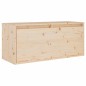 vidaXL Mobili Porta TV 4 pz in Legno Massello di Pino vidaXL Mobili Porta TV 4 pz in Legno Massello di Pino