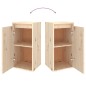 vidaXL Mobili Porta TV 4 pz in Legno Massello di Pino vidaXL Mobili Porta TV 4 pz in Legno Massello di Pino