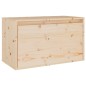 vidaXL Mobili Porta TV 7 pz in Legno Massello di Pino vidaXL Mobili Porta TV 7 pz in Legno Massello di Pino