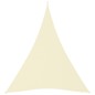 vidaXL Parasole a Vela Oxford Triangolare 3x4x4 m Crema vidaXL Parasole a Vela Oxford Triangolare 3x4x4 m Crema