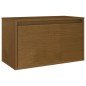 vidaXL Mobili Porta TV 7 pz Miele in Legno Massello di Pino vidaXL Mobili Porta TV 7 pz Miele in Legno Massello di Pino