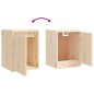 vidaXL Mobili Porta TV 6 pz in Legno Massello di Pino vidaXL Mobili Porta TV 6 pz in Legno Massello di Pino