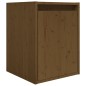 vidaXL Mobili Porta TV 6 pz Miele in Legno Massello di Pino vidaXL Mobili Porta TV 6 pz Miele in Legno Massello di Pino