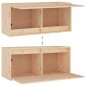 vidaXL Mobili Porta TV 5 pz in Legno Massello di Pino vidaXL Mobili Porta TV 5 pz in Legno Massello di Pino