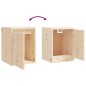 vidaXL Mobili Porta TV 5 pz in Legno Massello di Pino vidaXL Mobili Porta TV 5 pz in Legno Massello di Pino