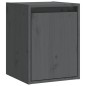 vidaXL Mobili Porta TV 5 pz Grigi in Legno Massello di Pino vidaXL Mobili Porta TV 5 pz Grigi in Legno Massello di Pino