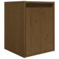 vidaXL Mobili Porta TV 5 pz Miele in Legno Massello di Pino vidaXL Mobili Porta TV 5 pz Miele in Legno Massello di Pino