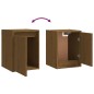 vidaXL Mobili Porta TV 5 pz Miele in Legno Massello di Pino vidaXL Mobili Porta TV 5 pz Miele in Legno Massello di Pino