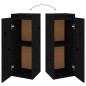 vidaXL Mobili Porta TV 4 pz Neri in Legno Massello di Pino vidaXL Mobili Porta TV 4 pz Neri in Legno Massello di Pino