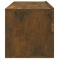 vidaXL Mobili Porta TV a Parete 4 pz Rovere Fumo 100x30x30 cm vidaXL Mobili Porta TV a Parete 4 pz Rovere Fumo 100x30x30 cm