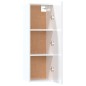 vidaXL Set di Mobili Porta TV 5 pz Bianco Lucido in Legno Multistrato vidaXL Set di Mobili Porta TV 5 pz Bianco Lucido in Legno Multistrato