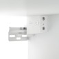 vidaXL Mobile Porta TV a Parete Bianco in Legno Multistrato vidaXL Mobile Porta TV a Parete Bianco in Legno Multistrato