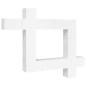 vidaXL Set Mobili Porta TV 9 pz Bianco Lucido in Legno Multistrato vidaXL Set Mobili Porta TV 9 pz Bianco Lucido in Legno Multistrato