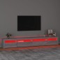 vidaXL Mobile Porta TV con Luci LED Grigio Sonoma 270x35x40 cm vidaXL Mobile Porta TV con Luci LED Grigio Sonoma 270x35x40 cm